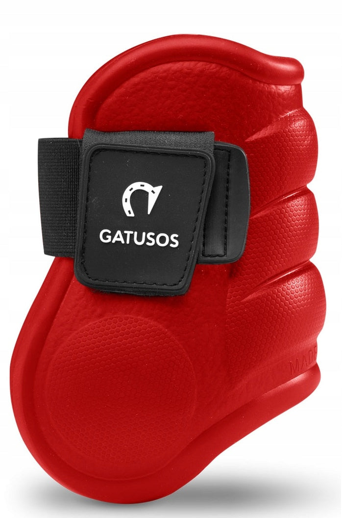 Ochraniacze skokowe GATUSOS DELUXE tył czerwone - Cavalo